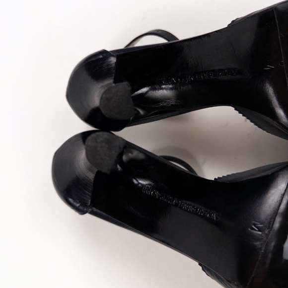 Adrienne Vittadini D'Orsay Leather Cap Toe Pumps Heels - Picture 6 of 7